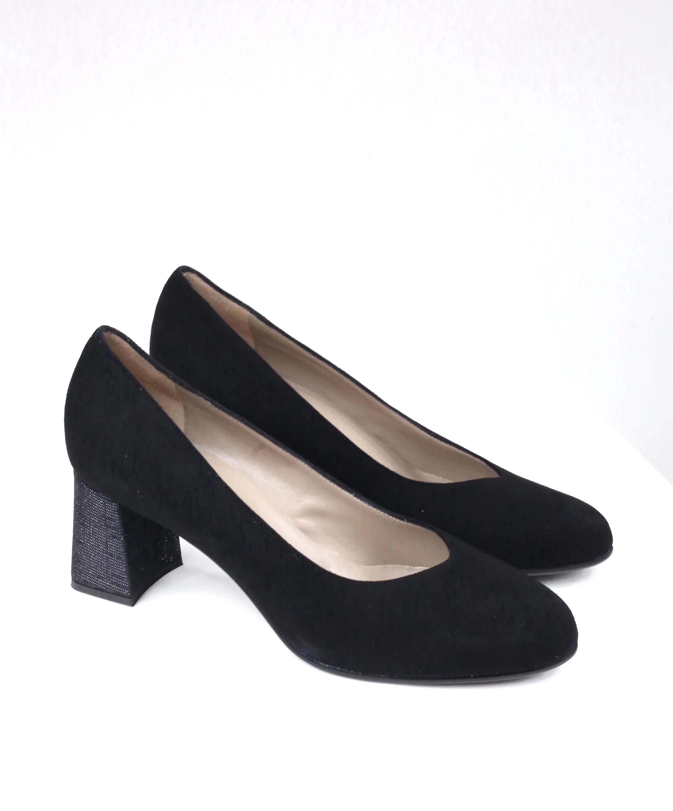 Décolleté Cecilia nere punta tonda – Coraggio Shoes scarpe donna