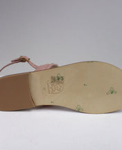 Sandalo gioiello Milena rosa