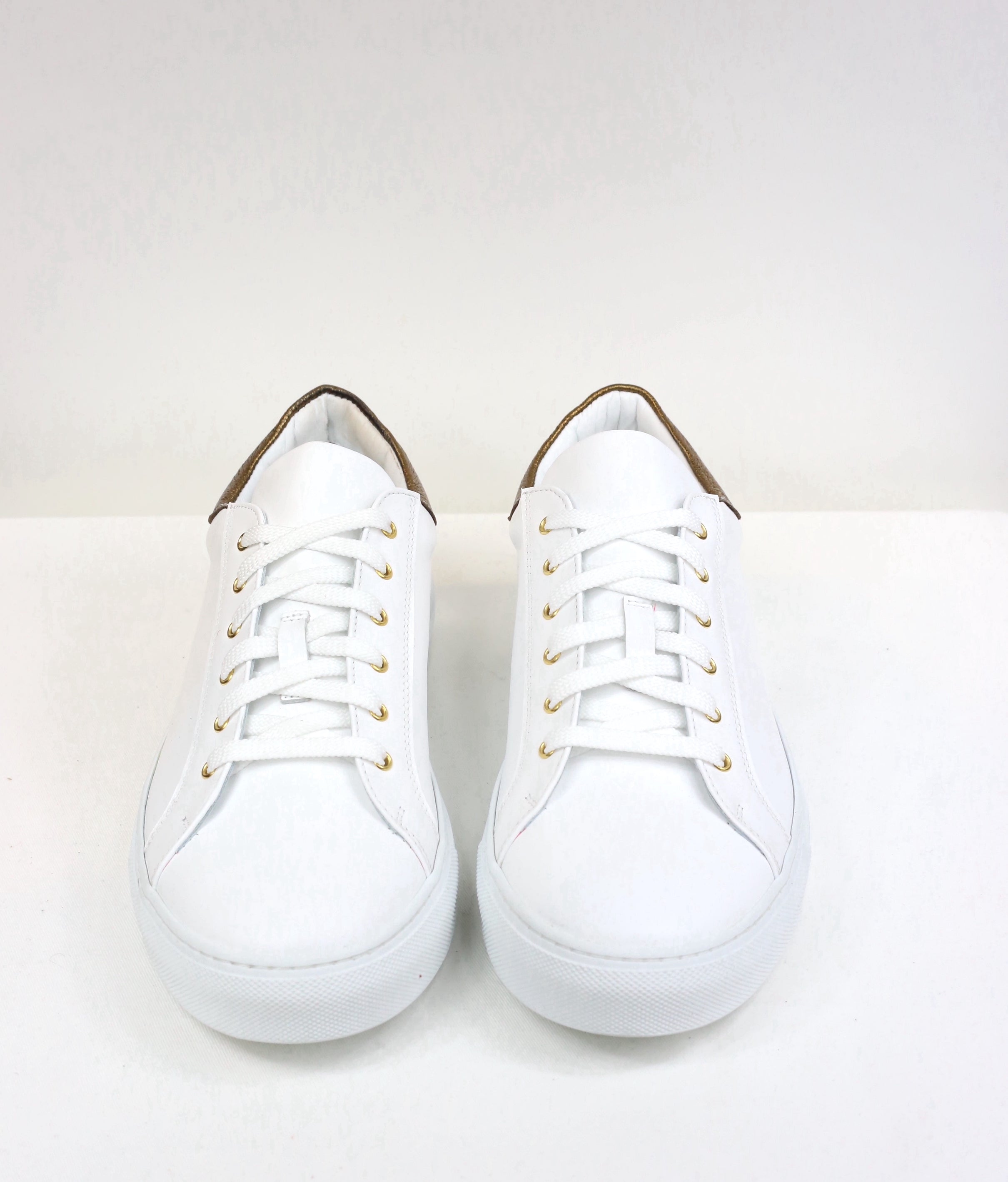 Sneakers Irene dettagli laminati bronzo