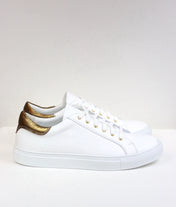 Sneakers Irene dettagli laminati bronzo