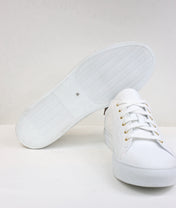 Sneakers Irene dettagli laminati bronzo