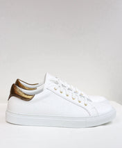 Sneakers Irene dettagli laminati bronzo