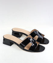 Ciabattina Coralie vernice nera