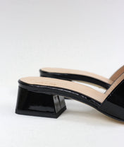 Ciabattina Coralie vernice nera
