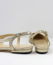 Pre-ordine Chanellina Chantal platino punta nera