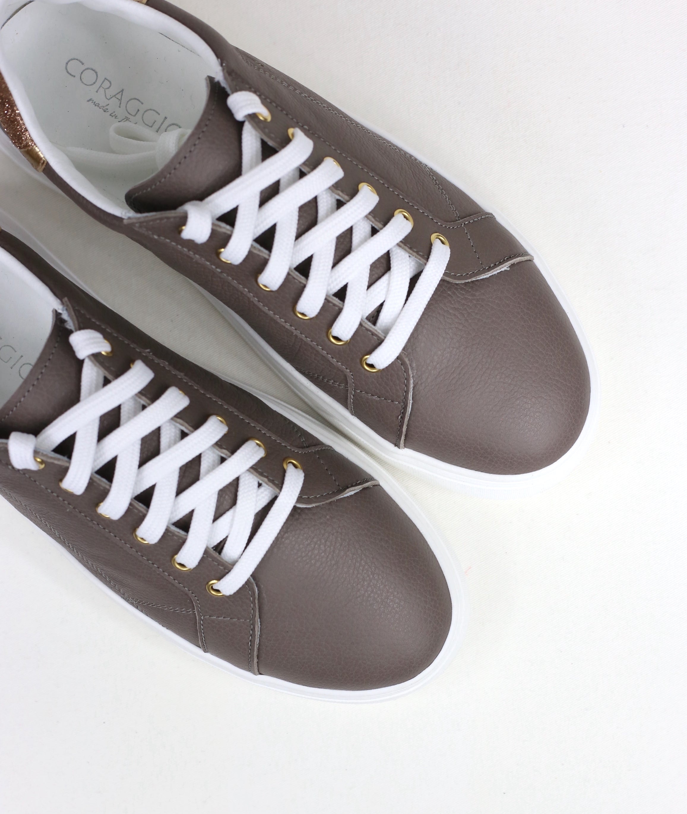 Sneakers Luce tortora / pre-ordine