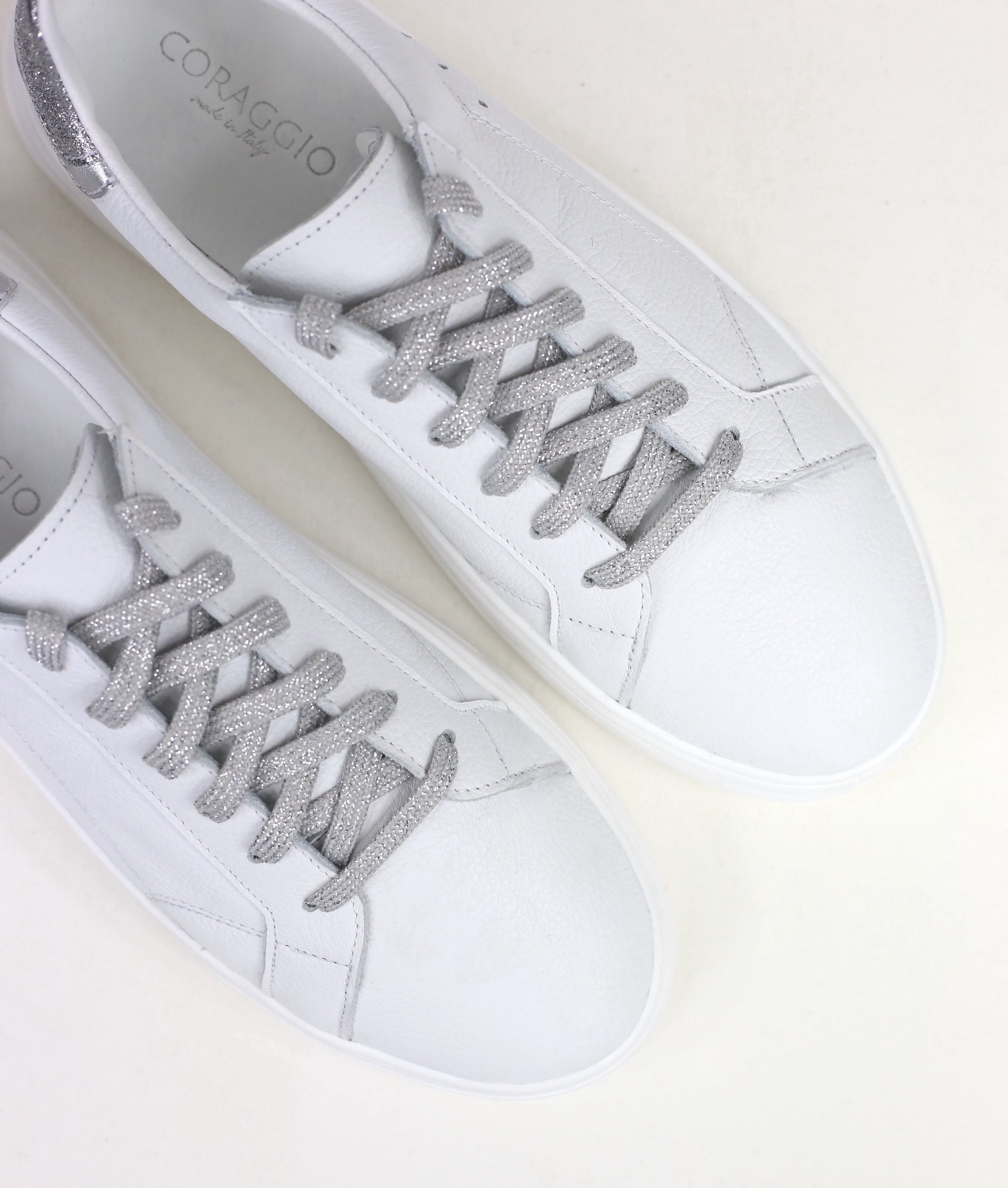 Sneakers Luce argento / pre-ordine