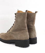 Stivale stamosciato taupe