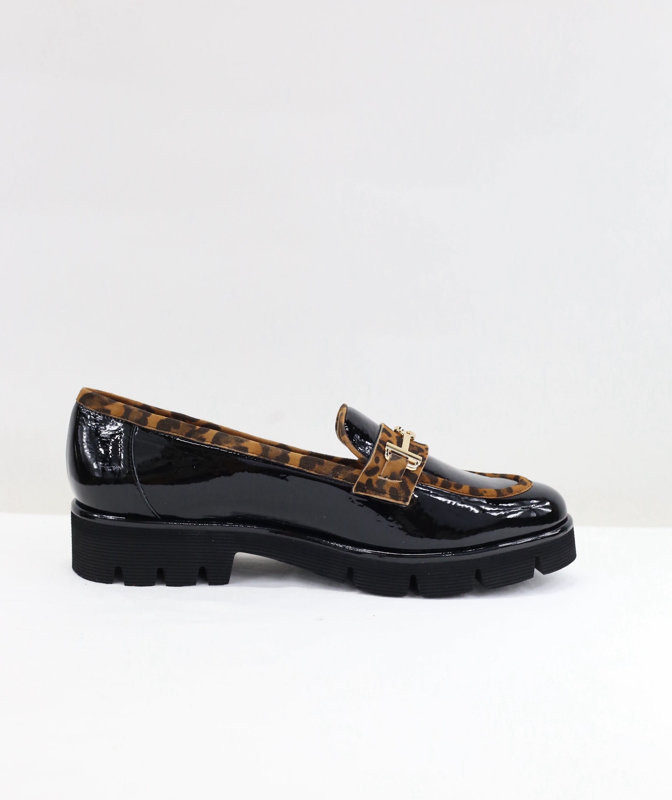 Mocassino Laura vernice animalier