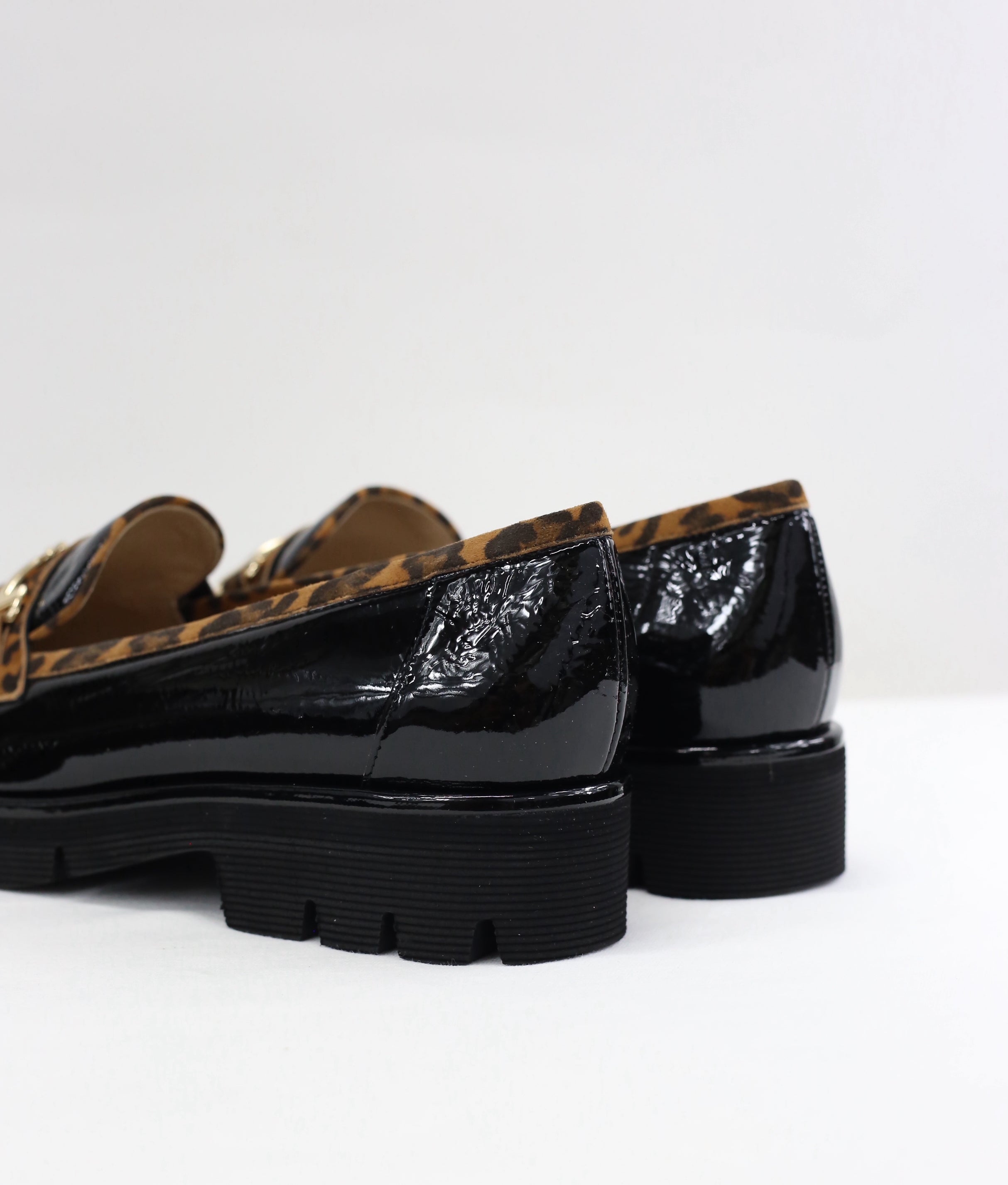 Mocassino Laura vernice animalier