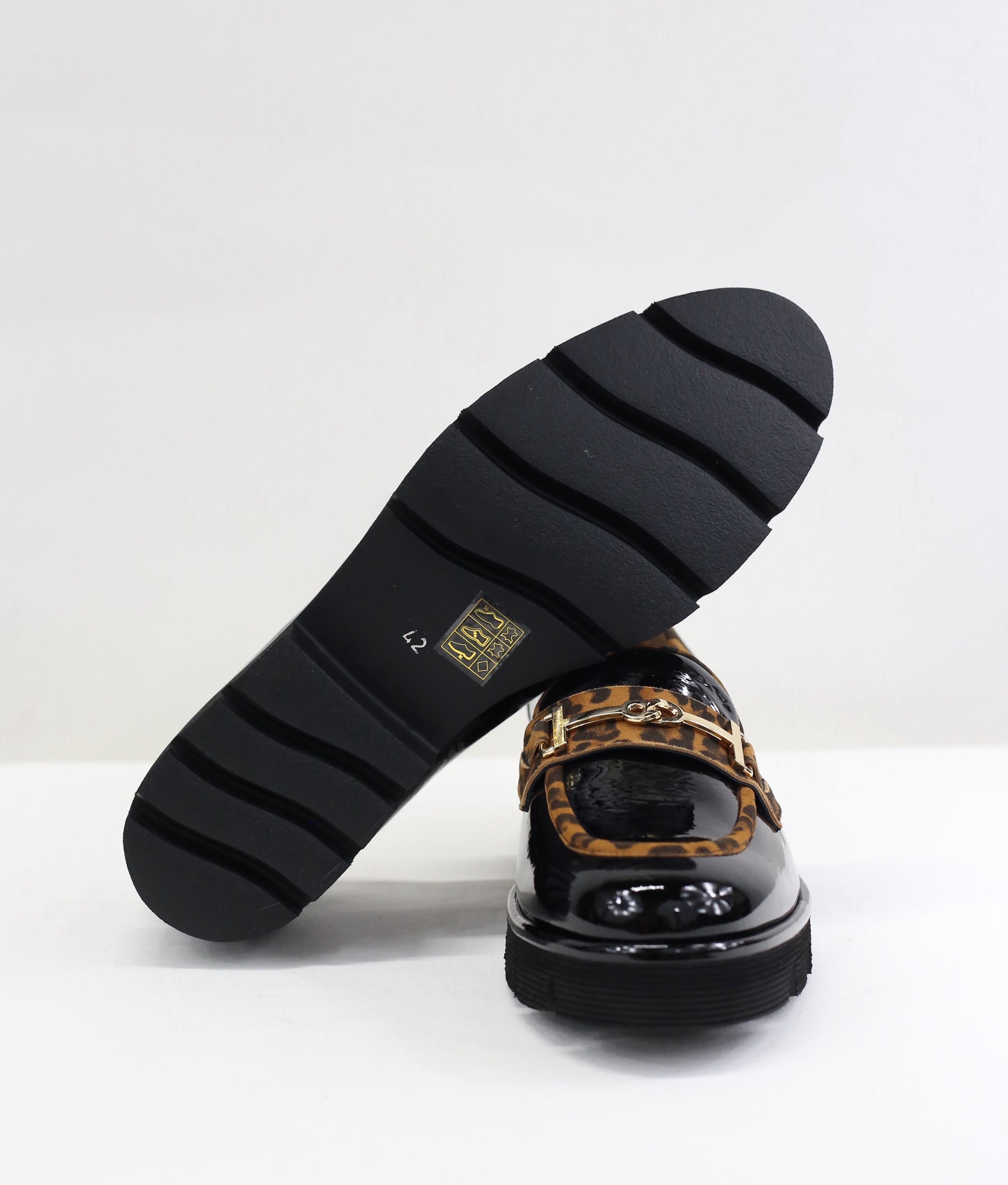 Mocassino Laura vernice animalier