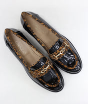 Mocassino Laura vernice animalier