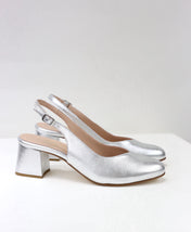 Chanellina cosmo laminato argento