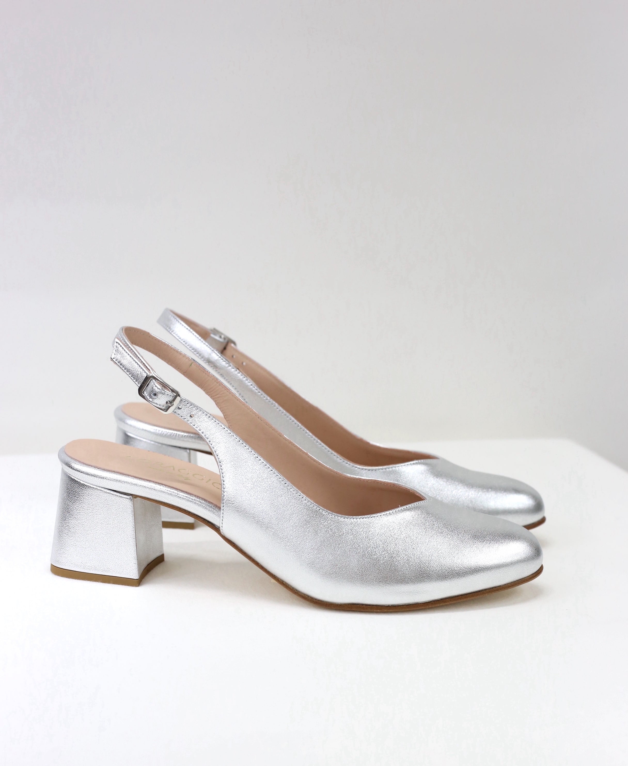 Chanellina cosmo laminato argento