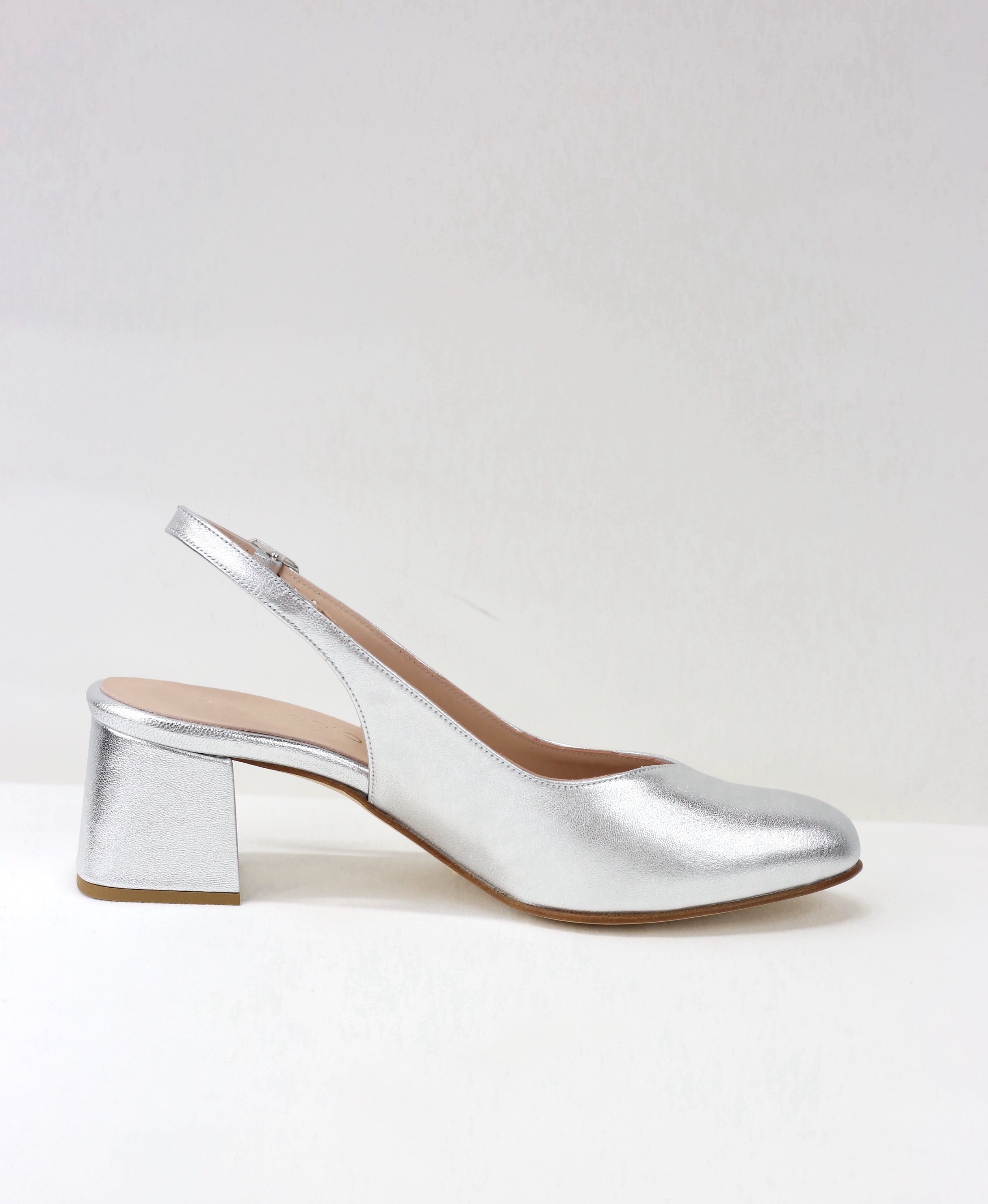 Chanellina cosmo laminato argento