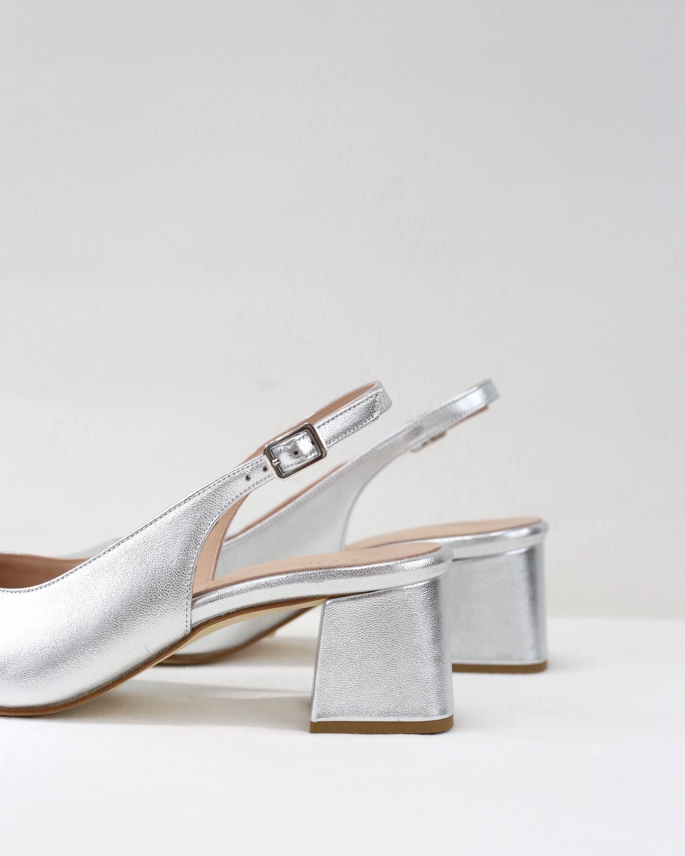 Chanellina cosmo laminato argento