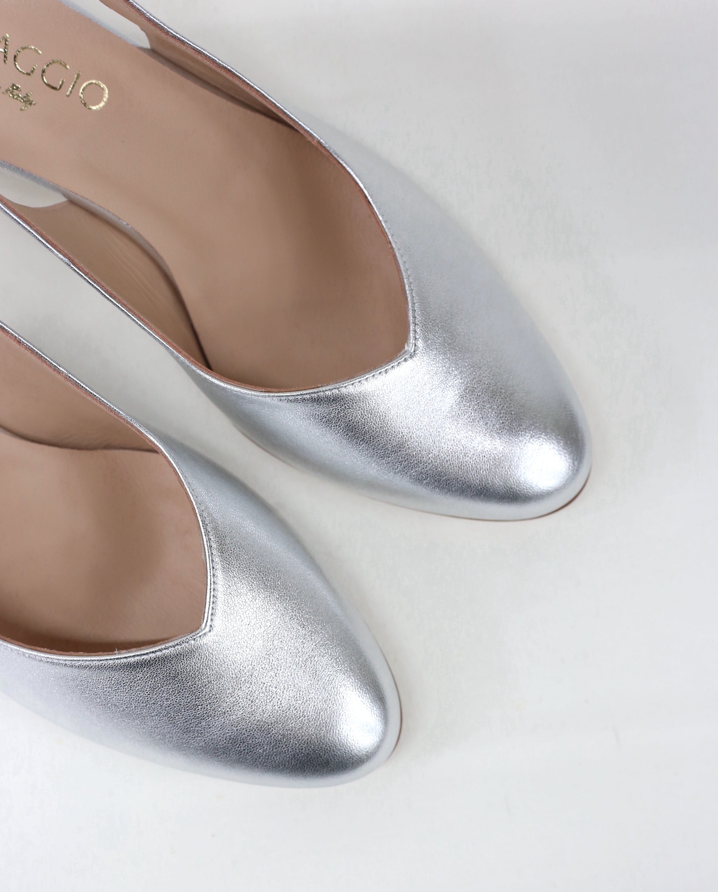 Chanellina cosmo laminato argento