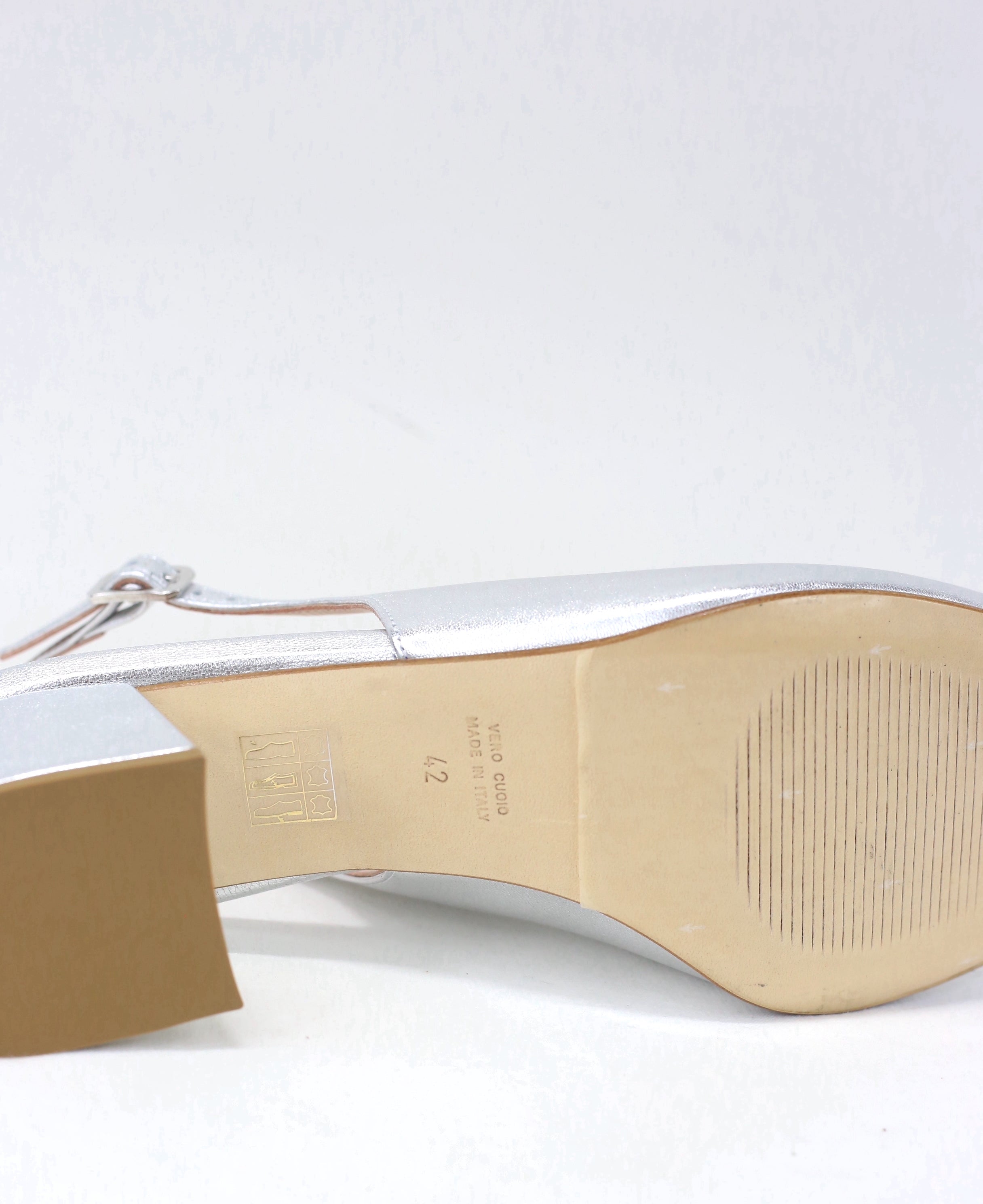 Chanellina cosmo laminato argento