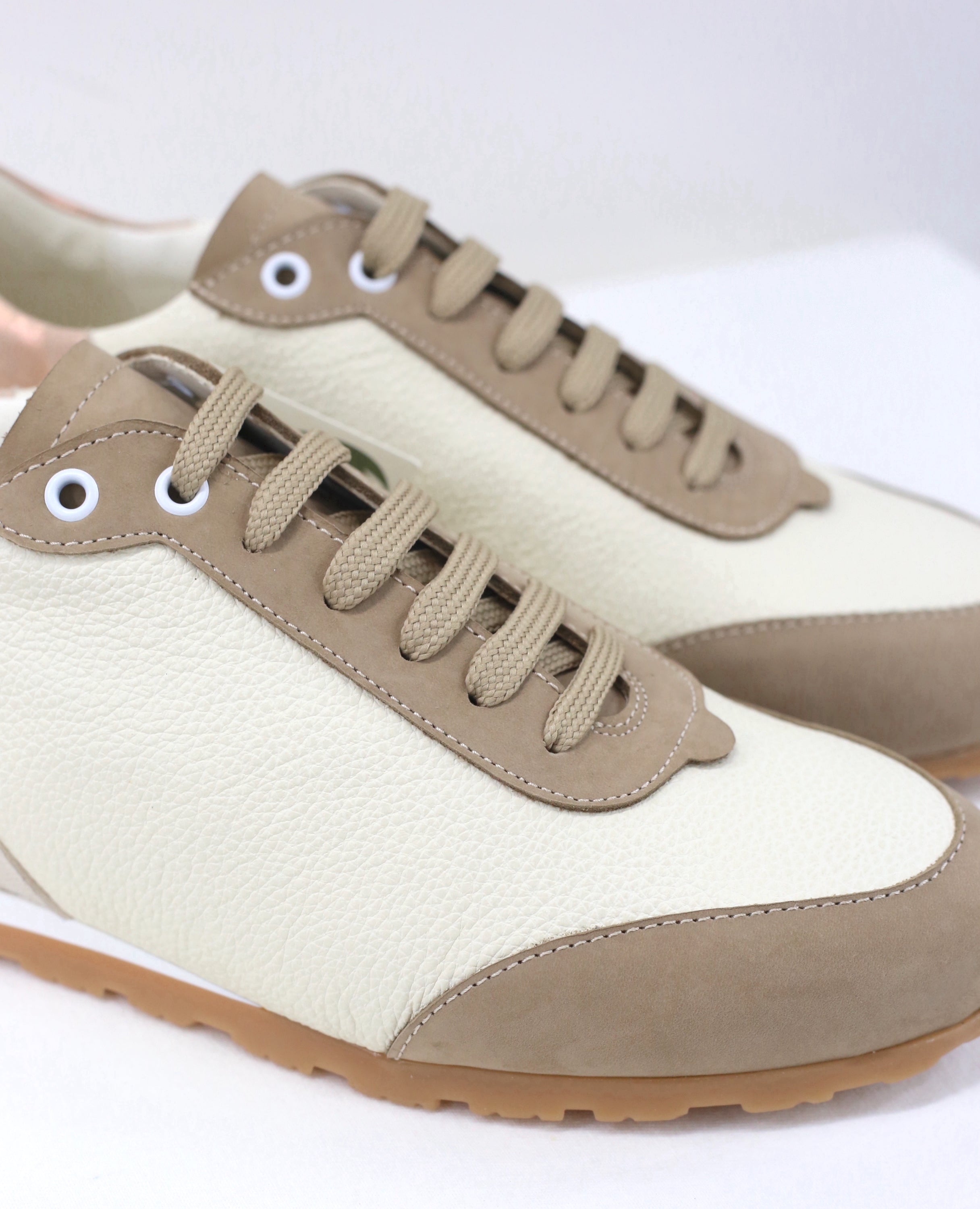 Sneakers Valentine cappuccino e laminato