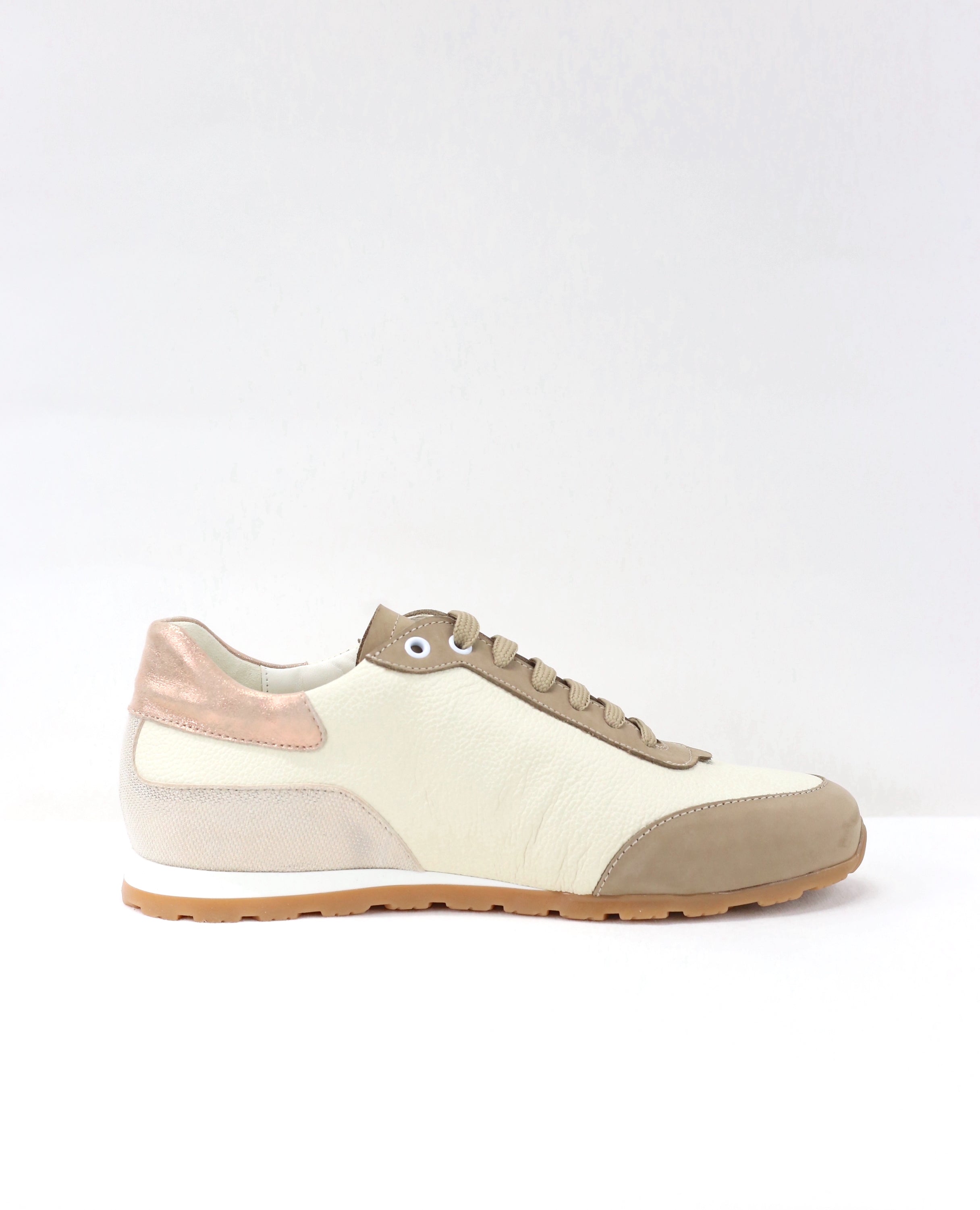 Sneakers Valentine cappuccino e laminato
