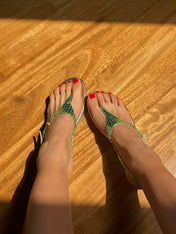 Sandalo Sabrina verde