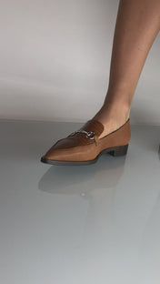 Mocassino Diandra color cuoio - Ultimi 42-44