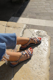 Sandalo Roma argento