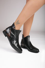 Stivaletto con parte pitonata - ultimi 32-34-35