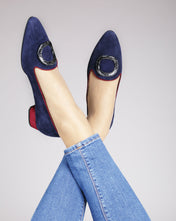 Ballerina blu con accessorio - ultimi 35-36