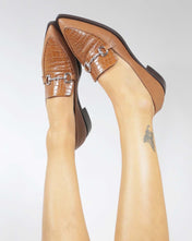 Mocassino Diandra color cuoio - Ultimi 42-44