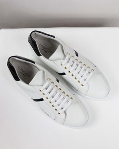 Sneakers in pelle bianche con dettagli - ultimo 44
