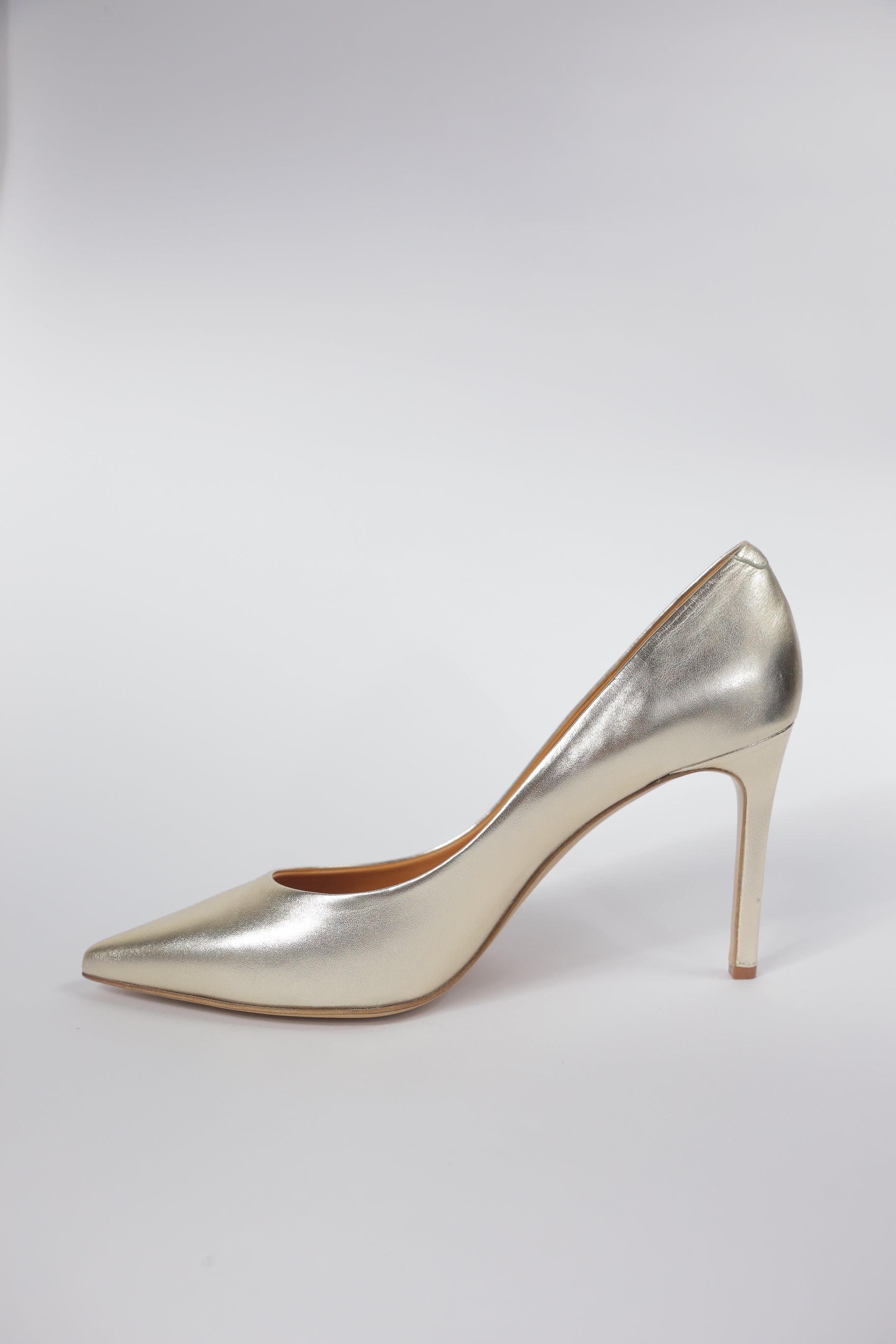 Décolleté Diva laminato platino