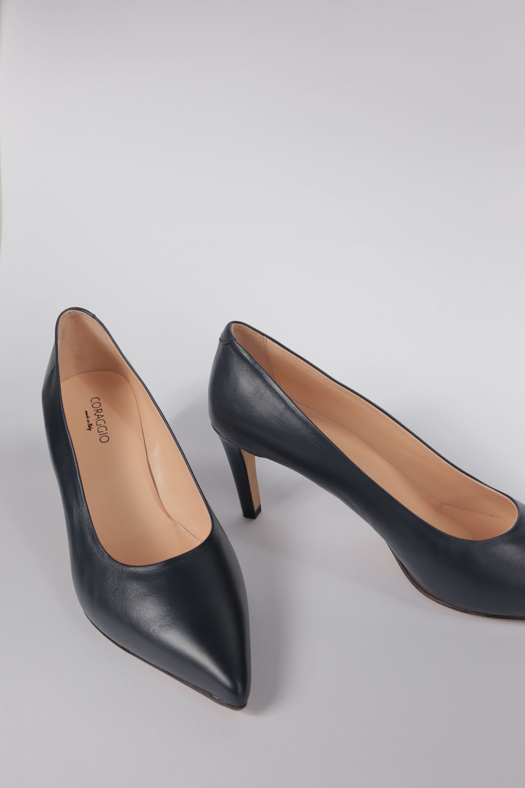 Décolleté Lorena blu navy