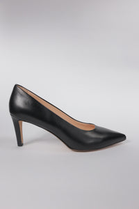 Décolleté Lorena in pelle nera - ultimo 44