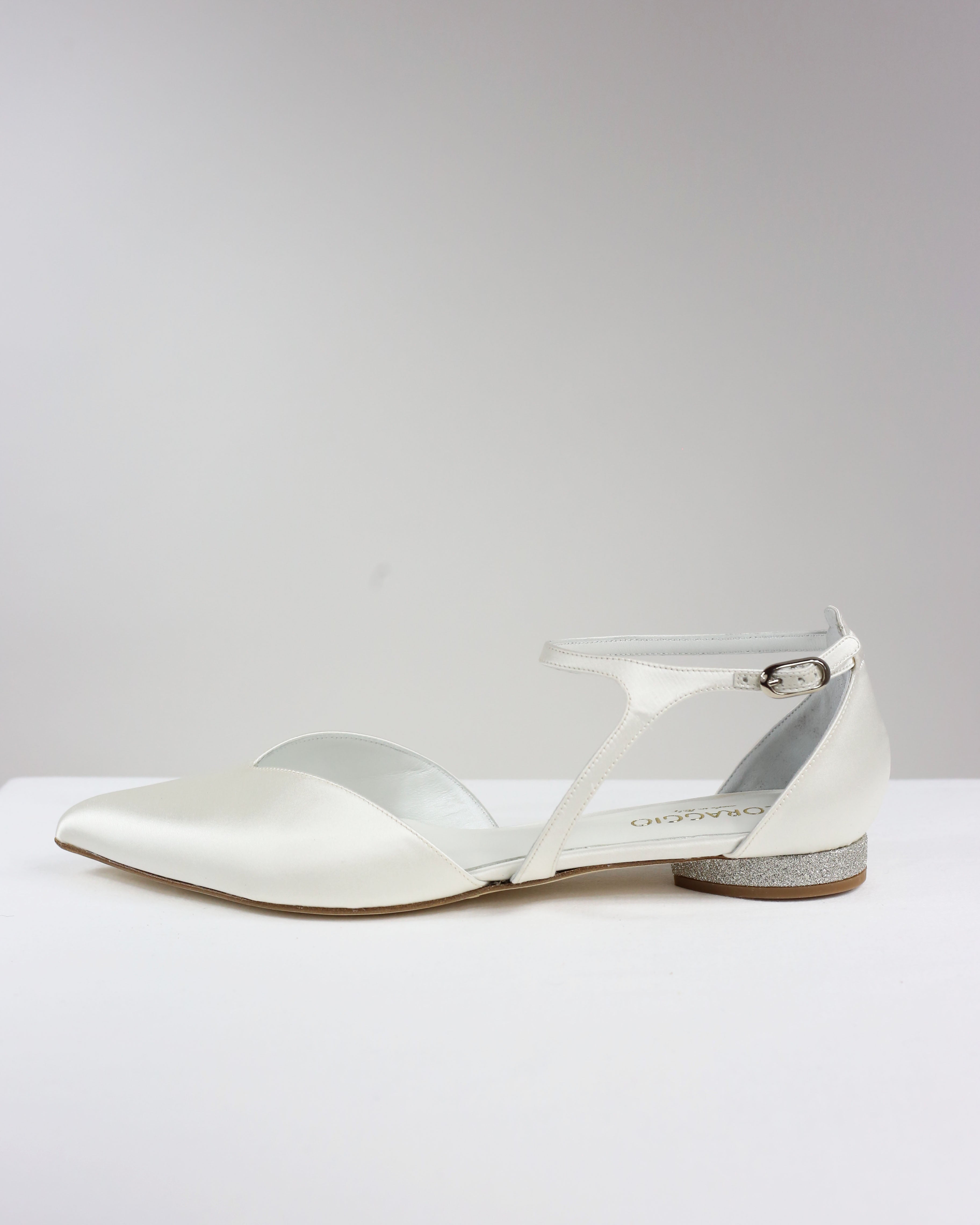 Pre-ordine Ingrid sposa raso bianco