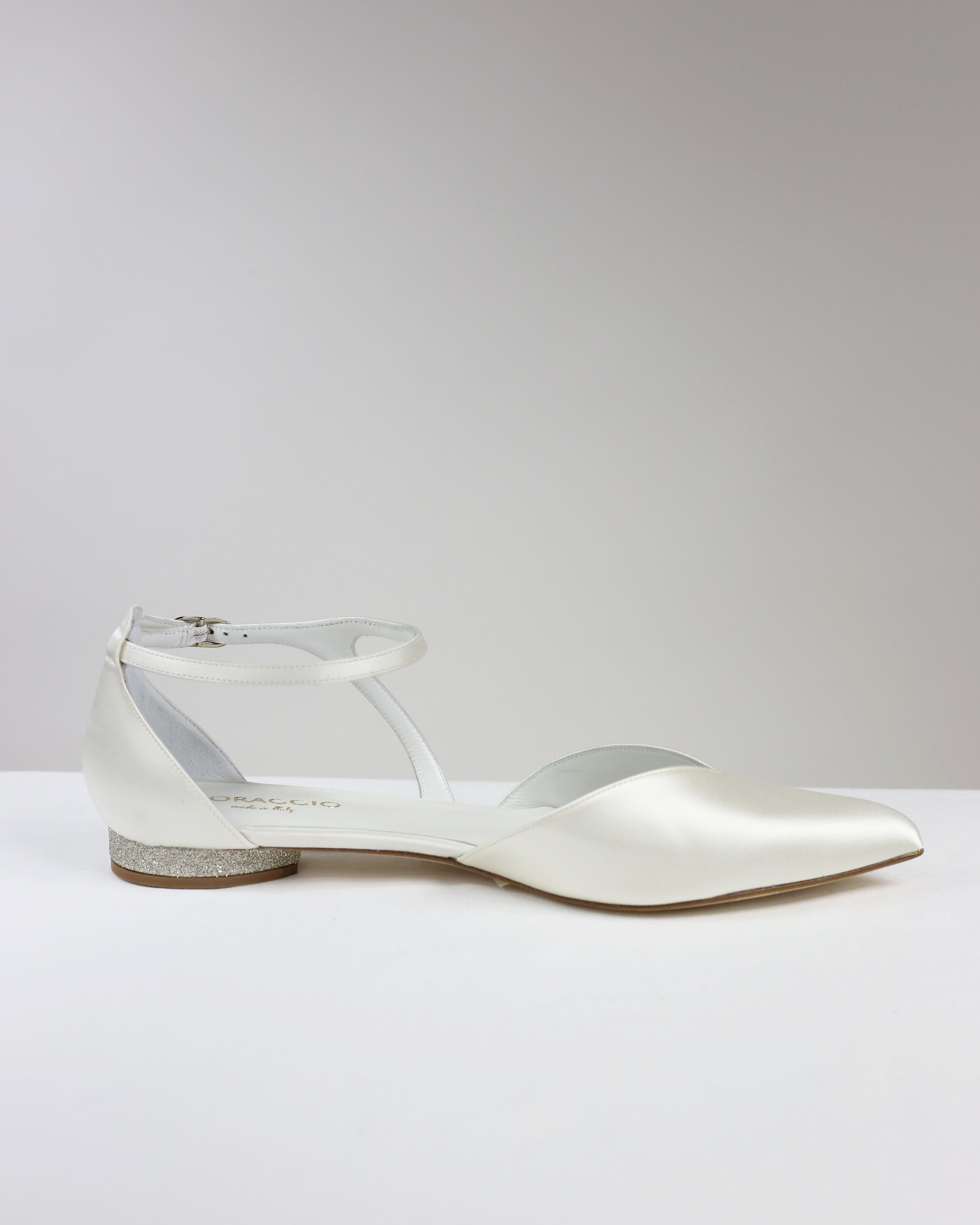 Pre-ordine Ingrid sposa raso bianco