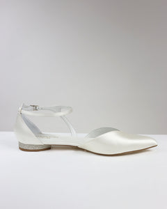 Pre-ordine Ingrid sposa raso bianco