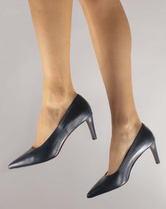 Décolleté Lorena blu navy