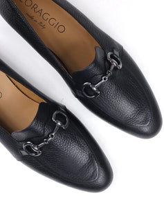 Mocassino Vittoria nero