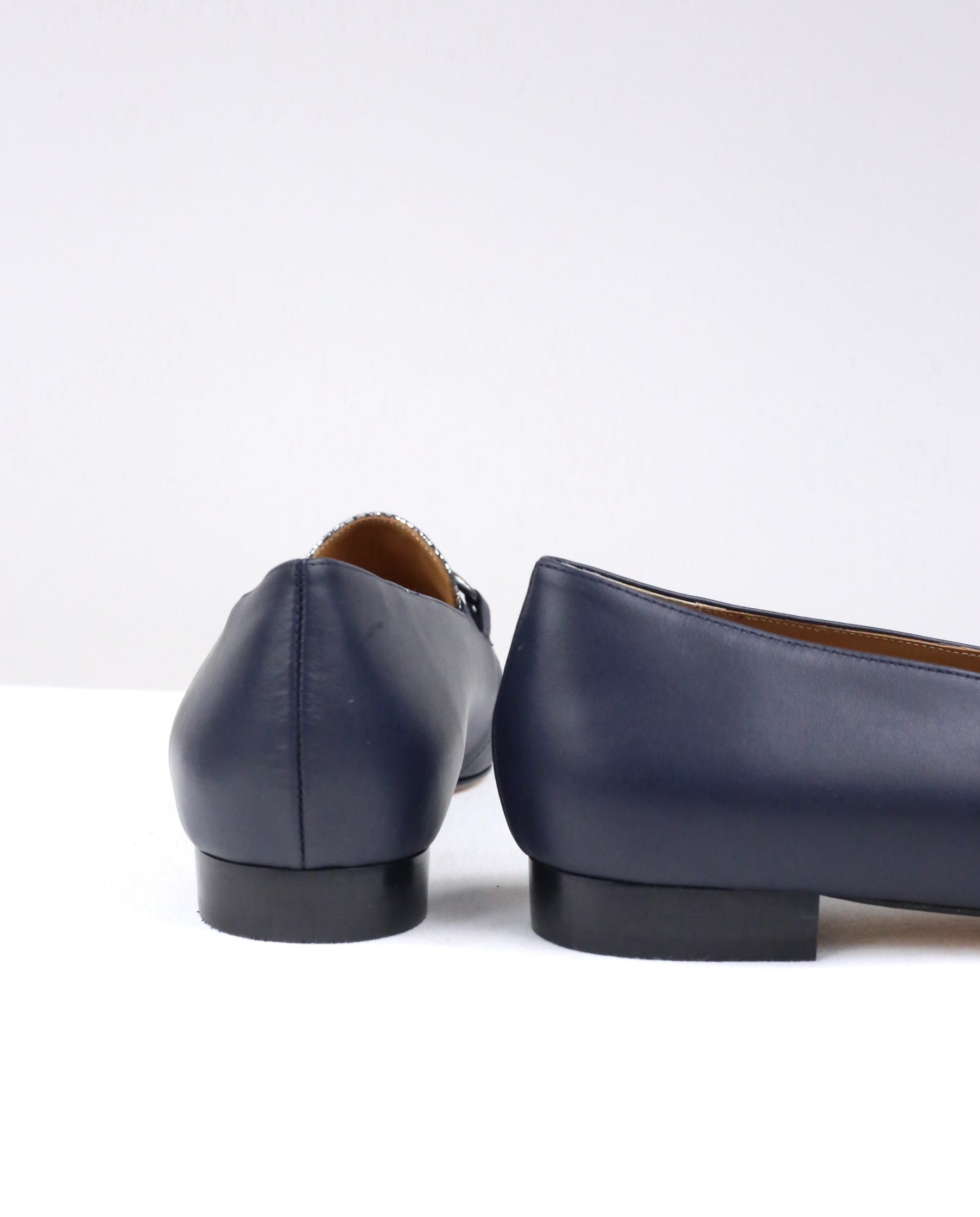 Mocassino Vittoria blu - ultimo 45