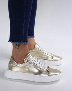 Sneakers Stefania platino