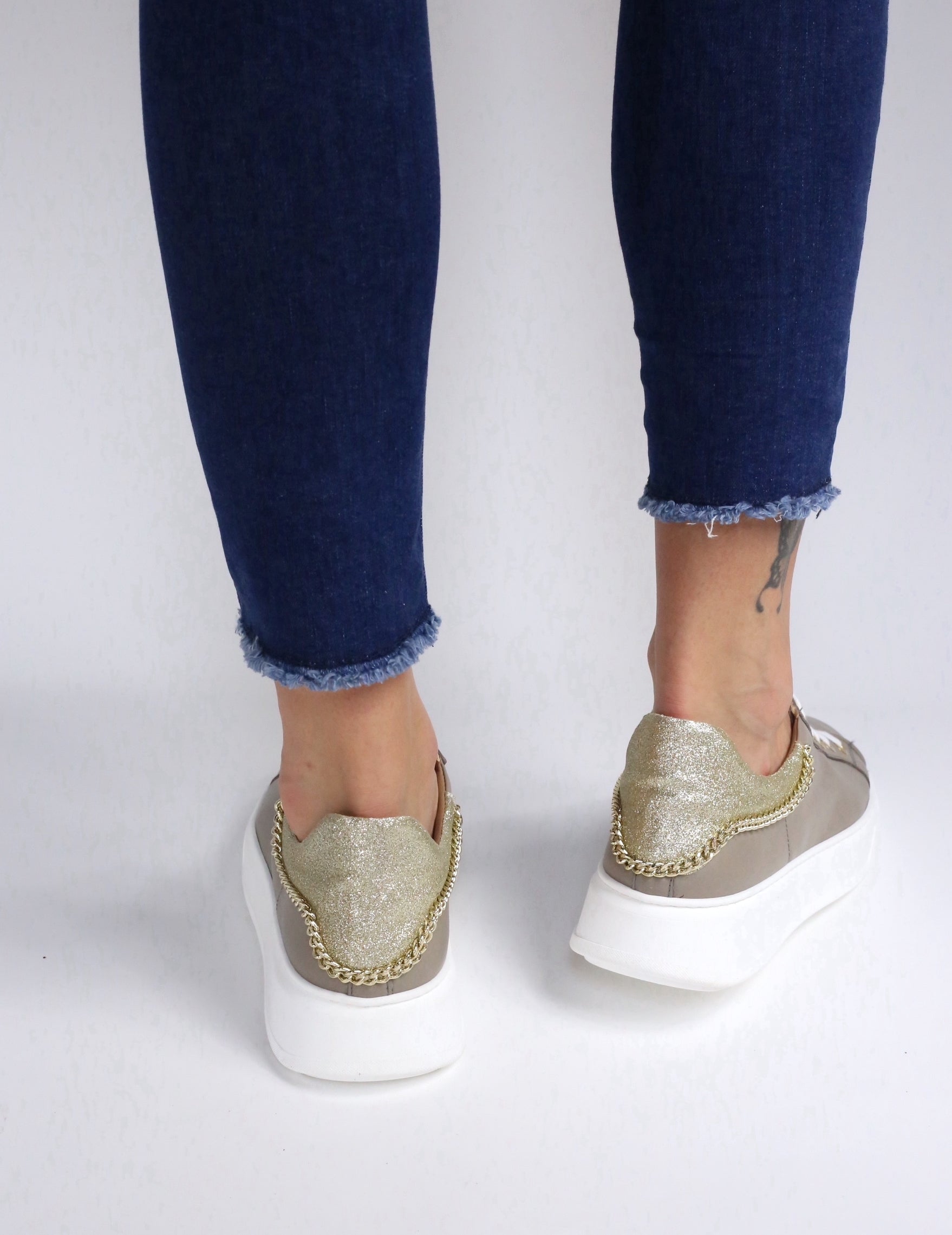 Sneakers Stefania cappuccino - ultimo 45
