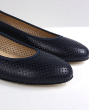 Ballerina Gaia blu con forellini
