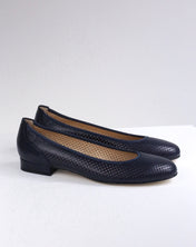 Ballerina Gaia blu con forellini