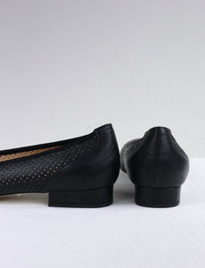 Ballerina Gaia nera con forellini