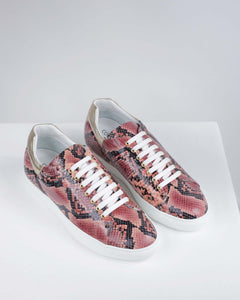 Sneakers pitonate rosa - ultimo 42