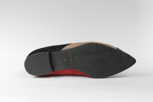 Ballerina in camoscio multicolor - ultimi 32 - 35